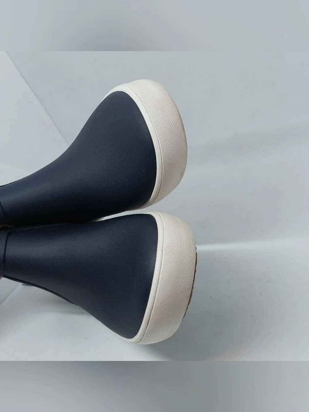Bogs Bloom Kicker Rain Boots Womens Size 6 Navy Low Top Waterproof Outdoor Shoes